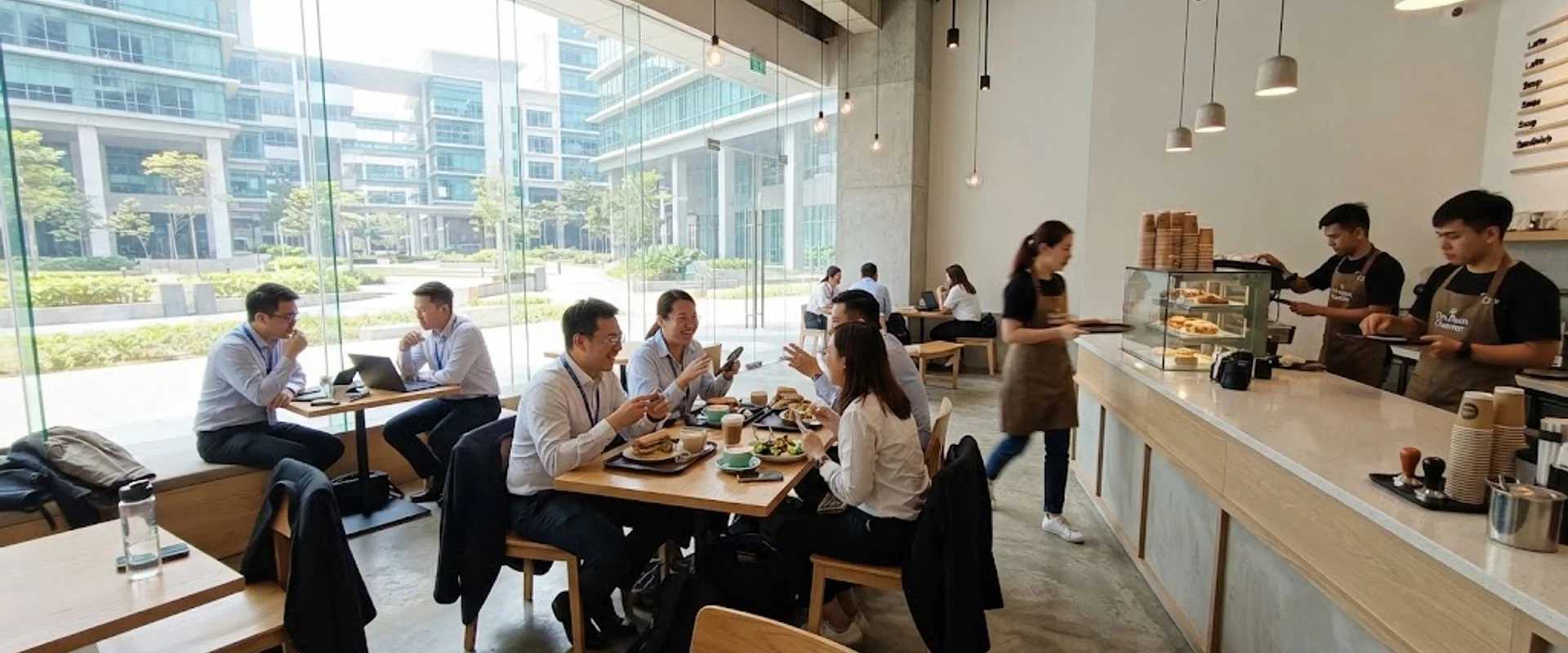 cafe in Bedford Business Park, Kuala Lumpur