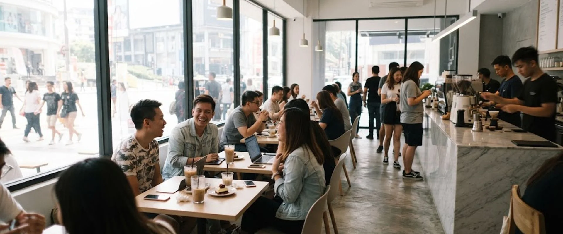 cafe in Bukit Bintang, Kuala Lumpur