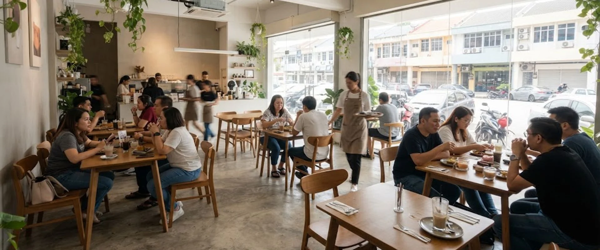 cafe in Kepong, Kuala Lumpur