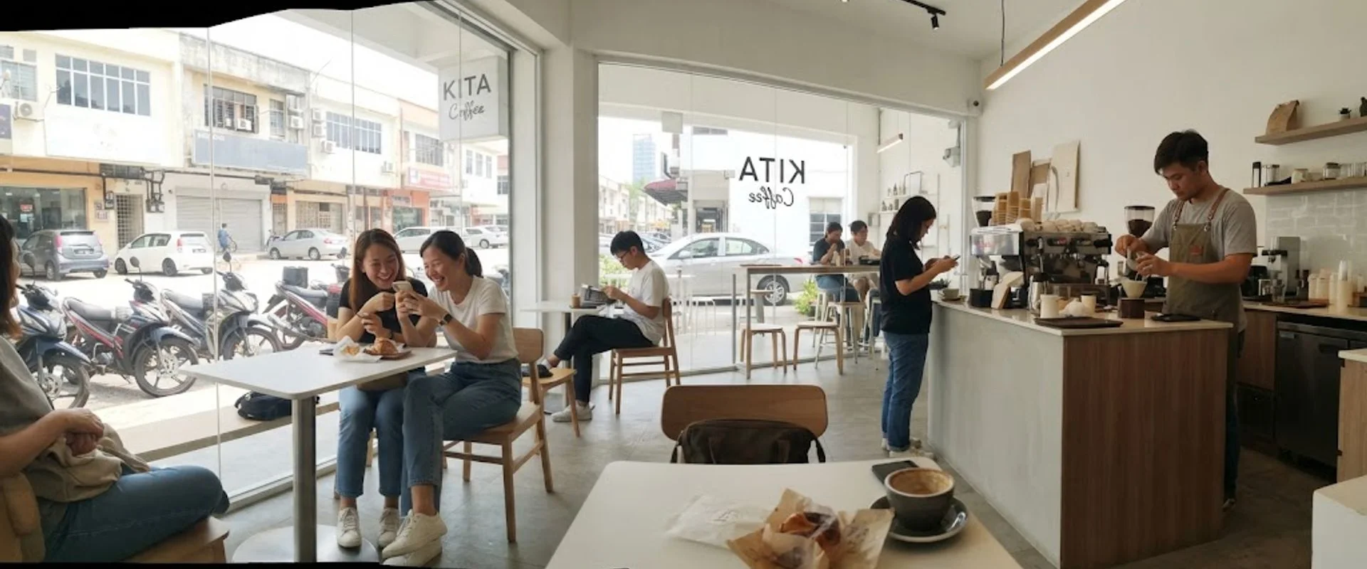 cafe in Kepong Baru, Kuala Lumpur