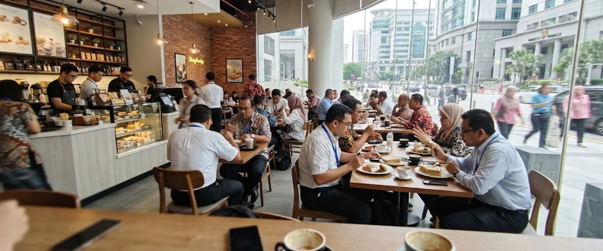 cafe in Kompleks Kerajaan, Kuala Lumpur
