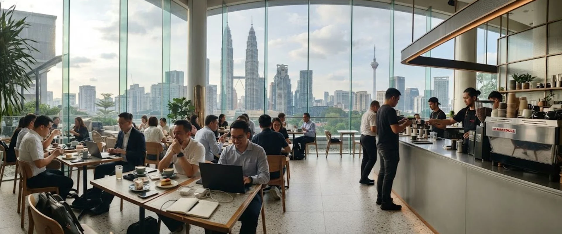 cafe in Kuala Lumpur City Centre, Kuala Lumpur