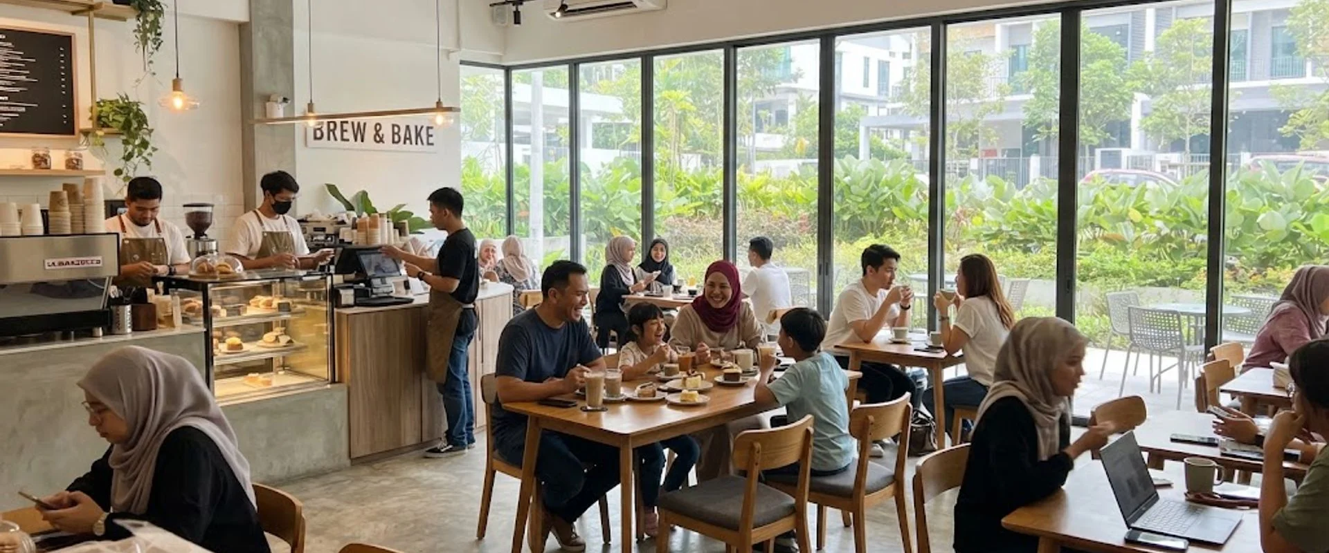 cafe in Laman Rimbunan, Kuala Lumpur