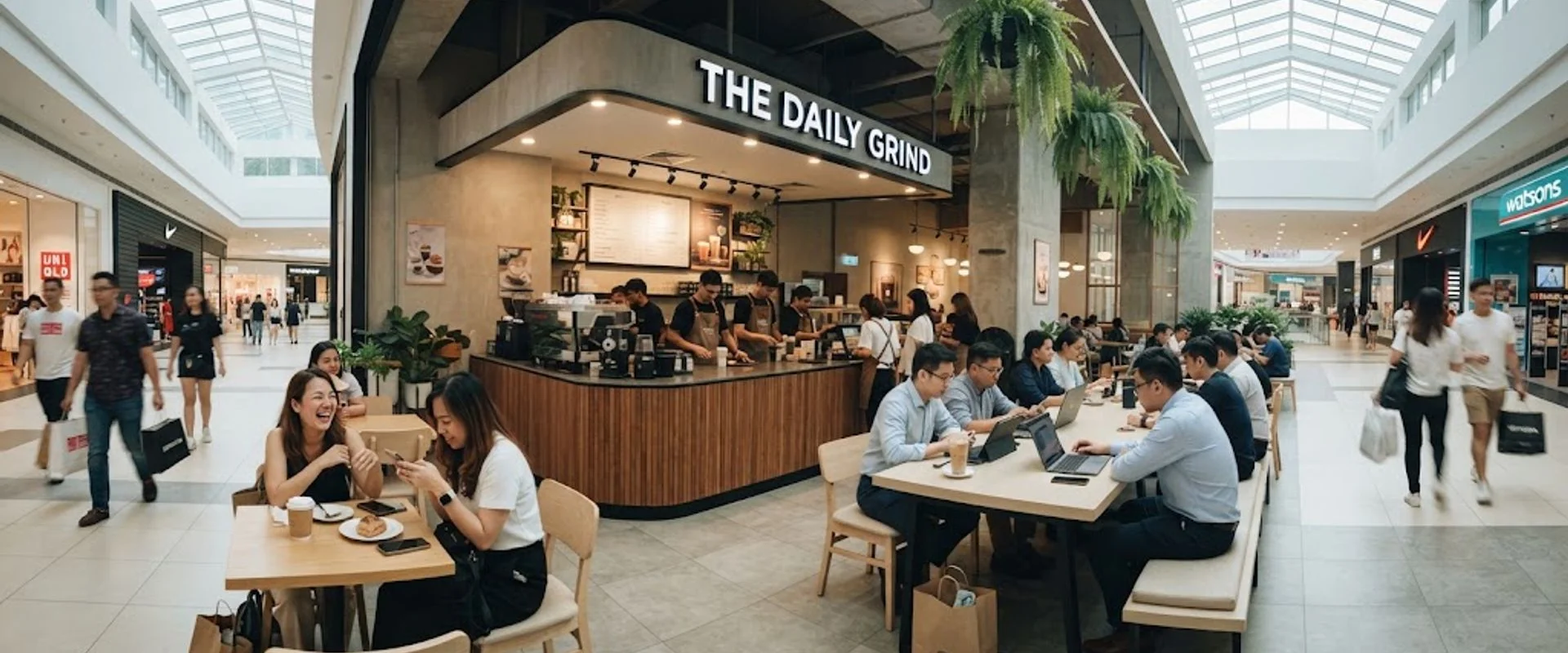 cafe in Mid Valley City, Kuala Lumpur