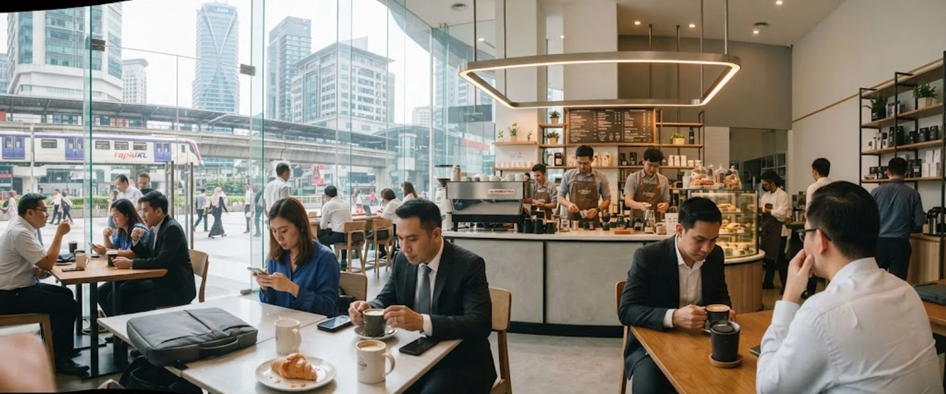 cafe in Sentral, Kuala Lumpur