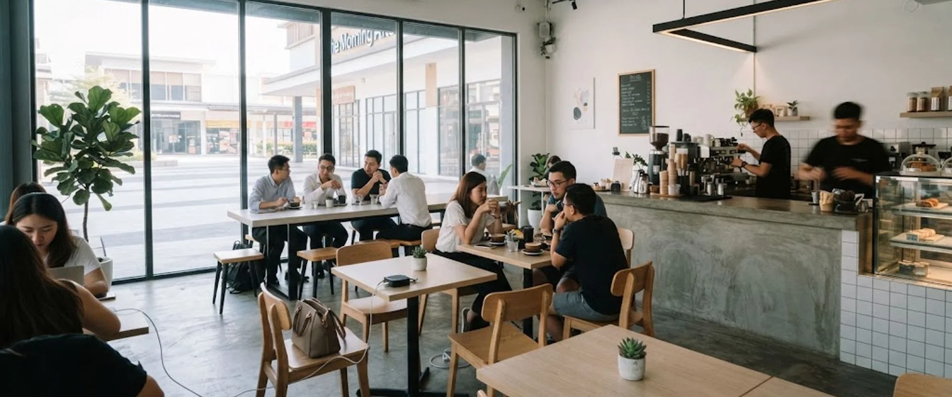 cafe in Solaris Dutamas, Kuala Lumpur