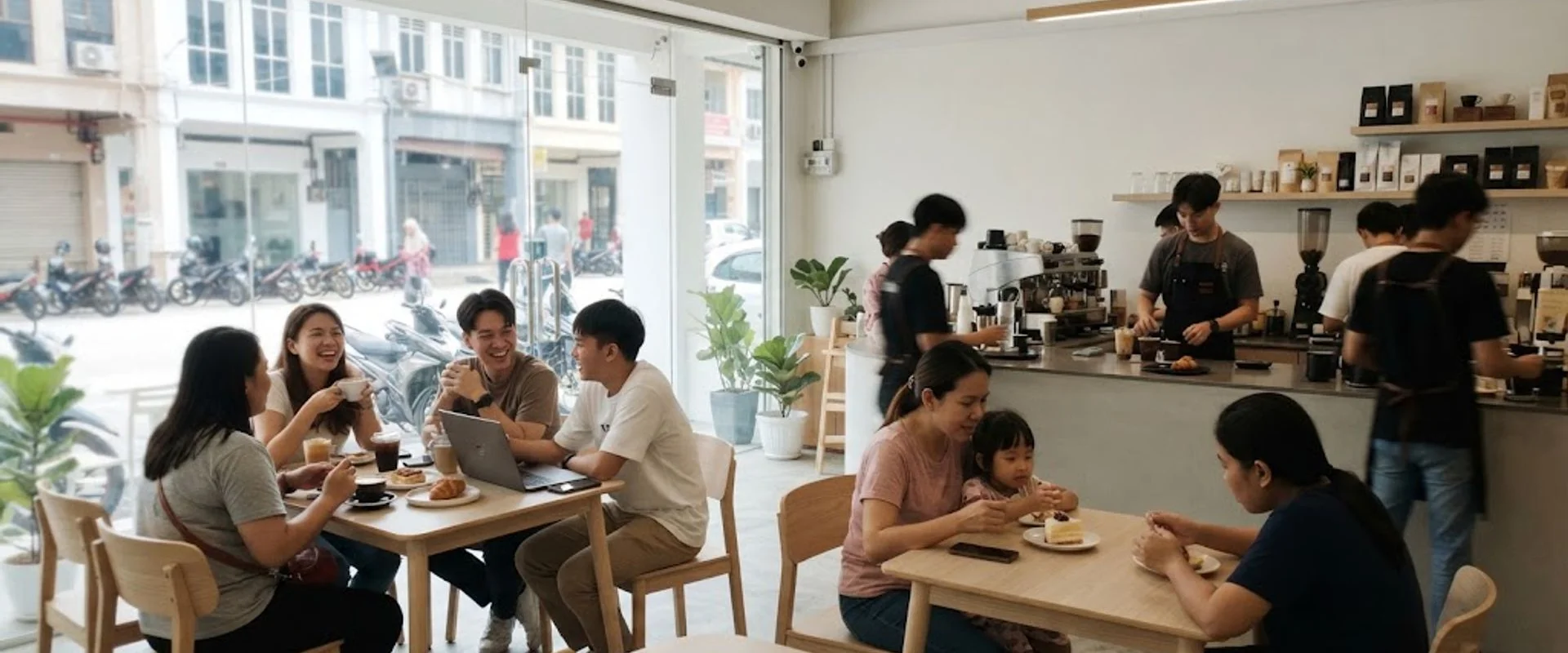 cafe in Sri Petaling, Kuala Lumpur