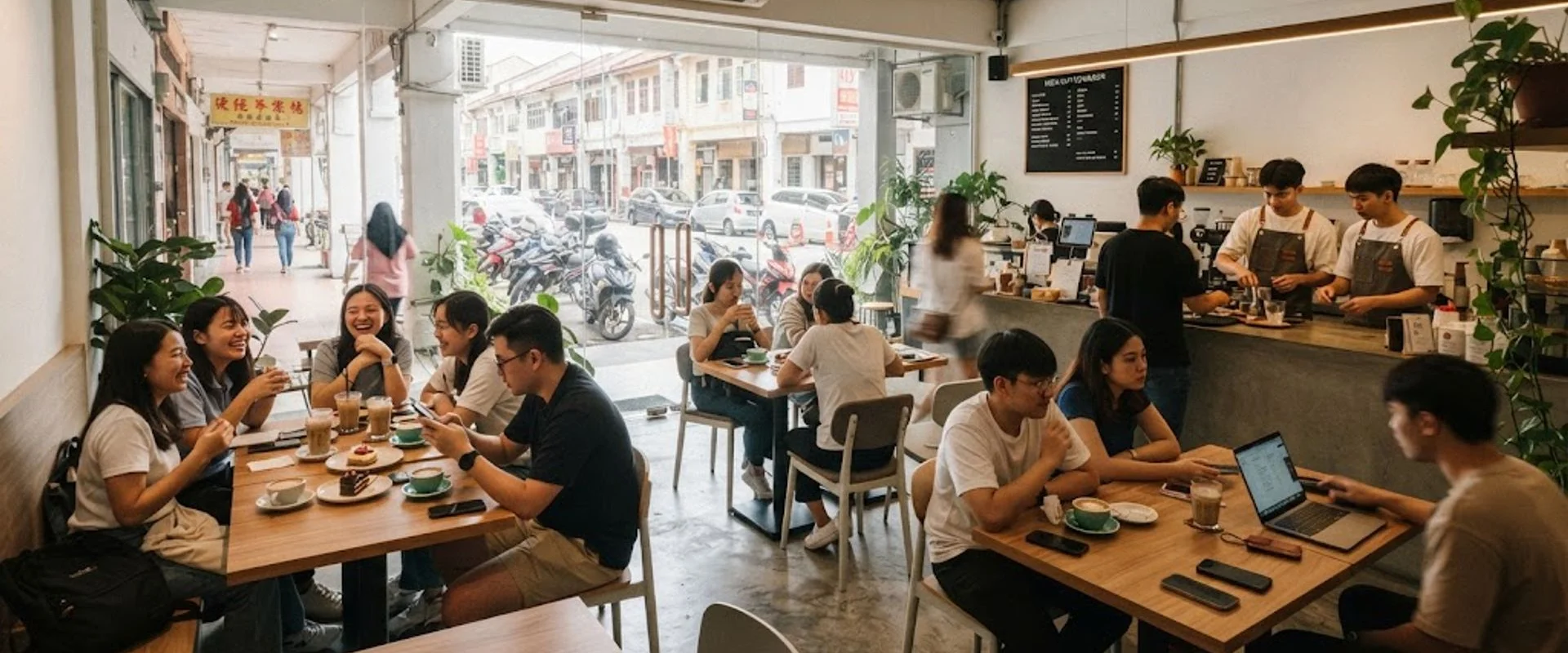 cafe in Taman Connaught, Kuala Lumpur