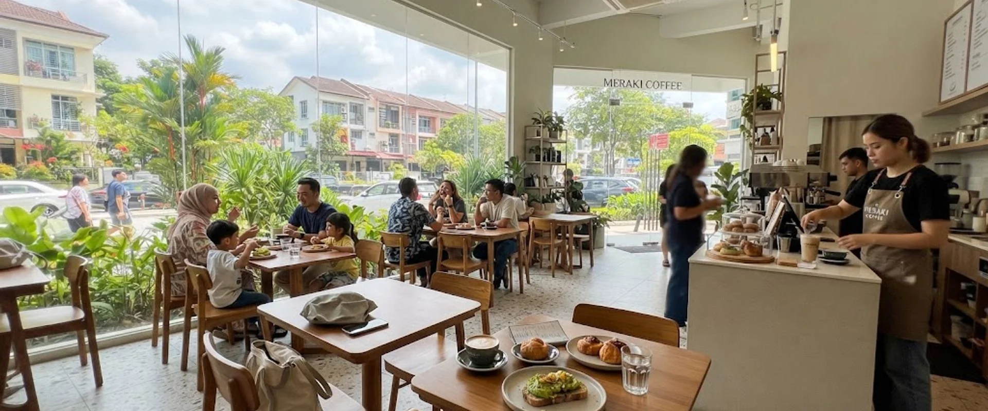 cafe in Taman Danau Desa, Kuala Lumpur