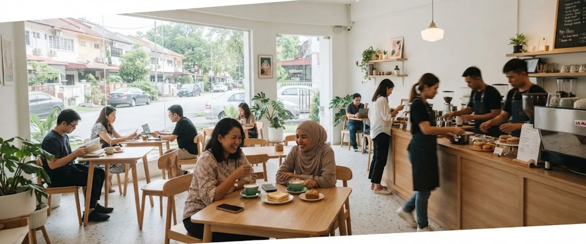 cafe in Taman Ehsan, Kuala Lumpur