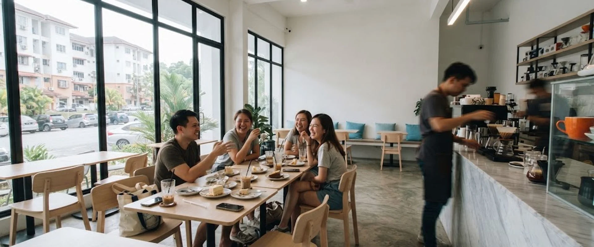 cafe in Taman Taynton View, Kuala Lumpur