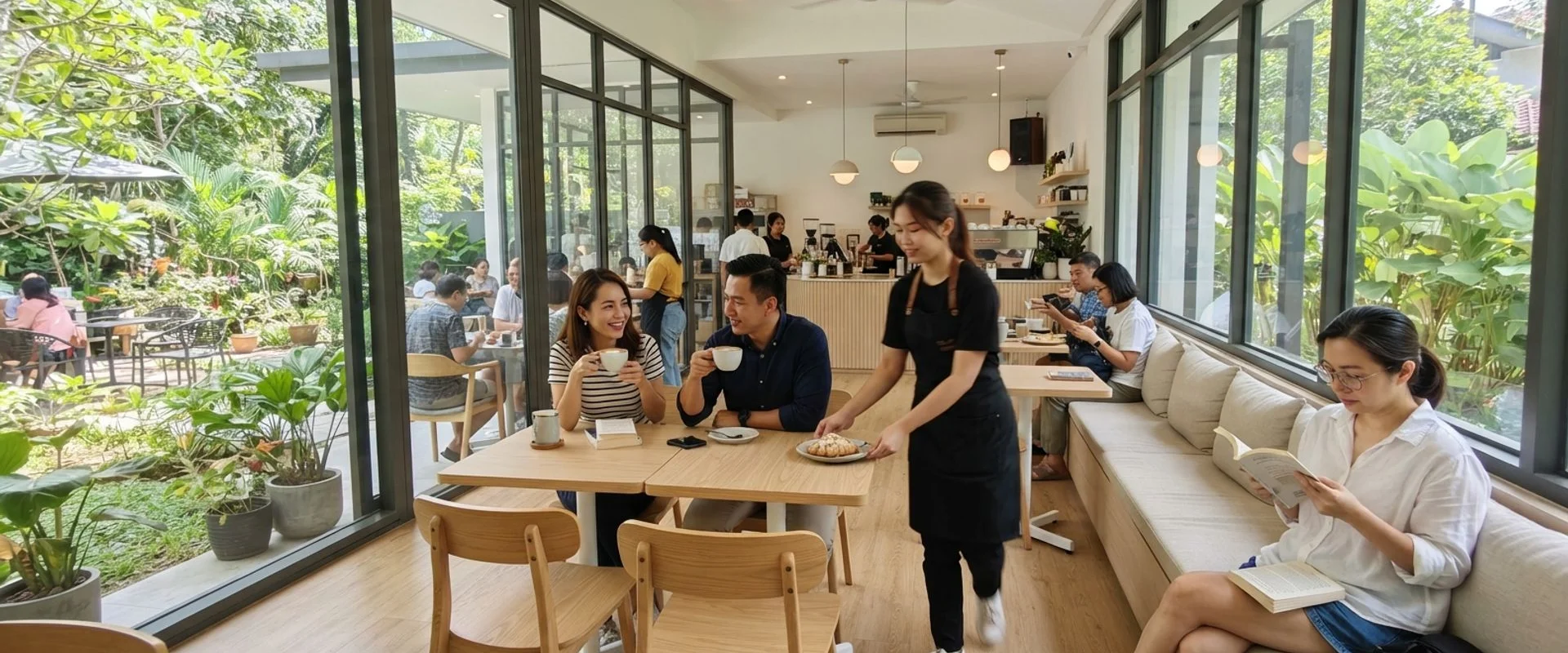 cafe in Taman U Thant, Kuala Lumpur