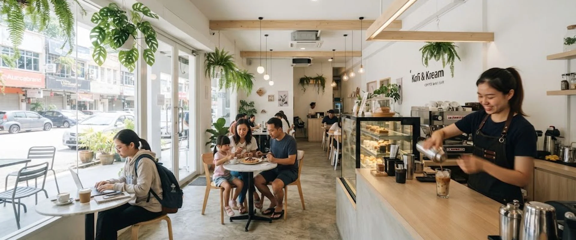 cafe in Taman Usahawan Kepong, Kuala Lumpur